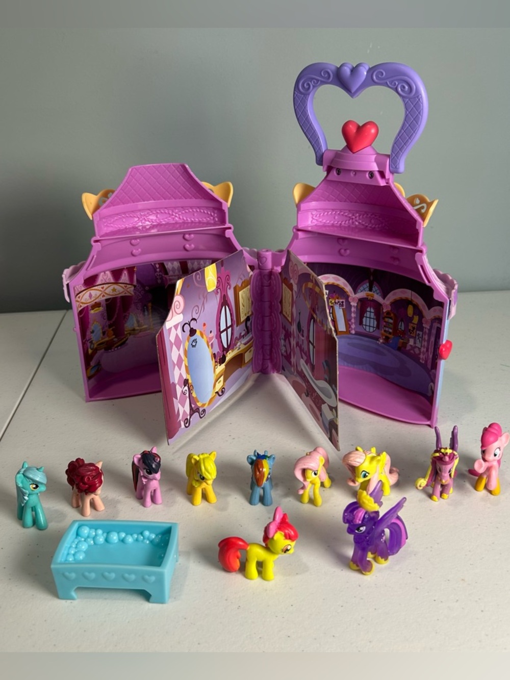 My Little Pony Little Rarity Booktique Play Set Bundle